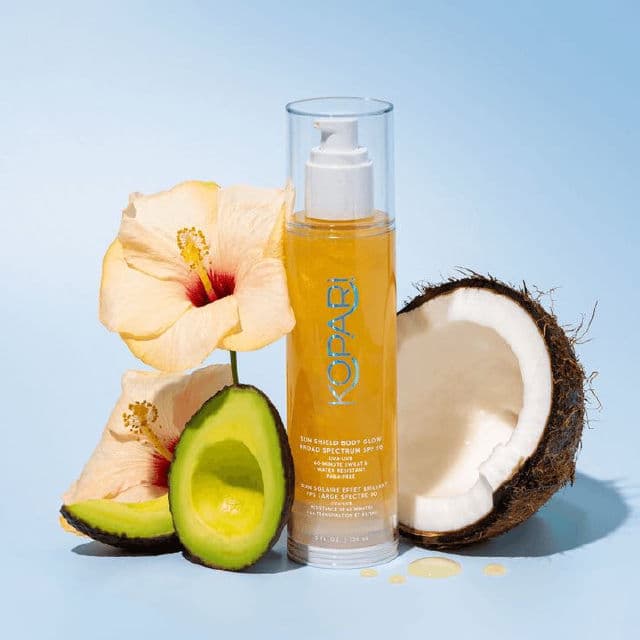 Kopari Sun Shield Body Glow SPF 50 Broad Spectrum Sunscreen review photo by HayGrooves
