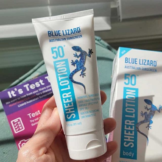 Blue Lizard Sheer Mineral Sunscreen Lotion SPF 50+ review photo by JillF