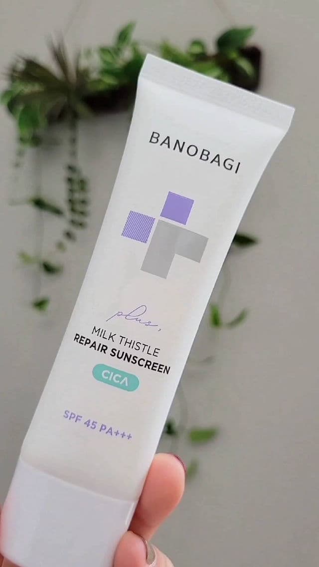 BANOBAGI Milk Thistle Repair Sunscreen Plus SPF 45+ PA++++ review photo by JillF