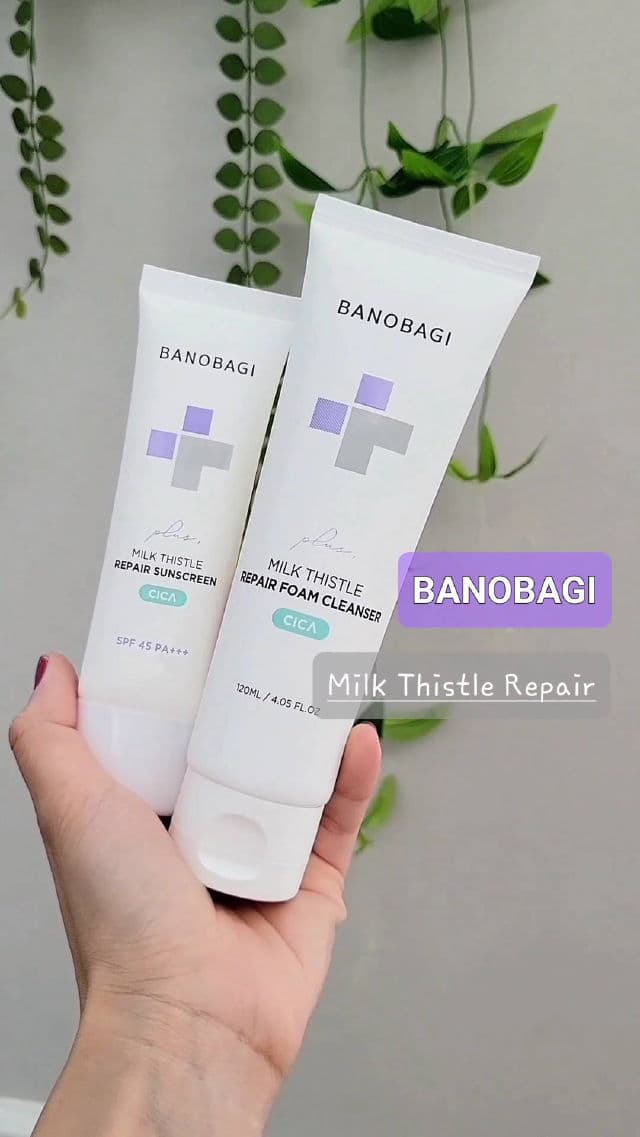 BANOBAGI Milk Thistle Repair Cica Foam Cleanser Plus review photo by JillF
