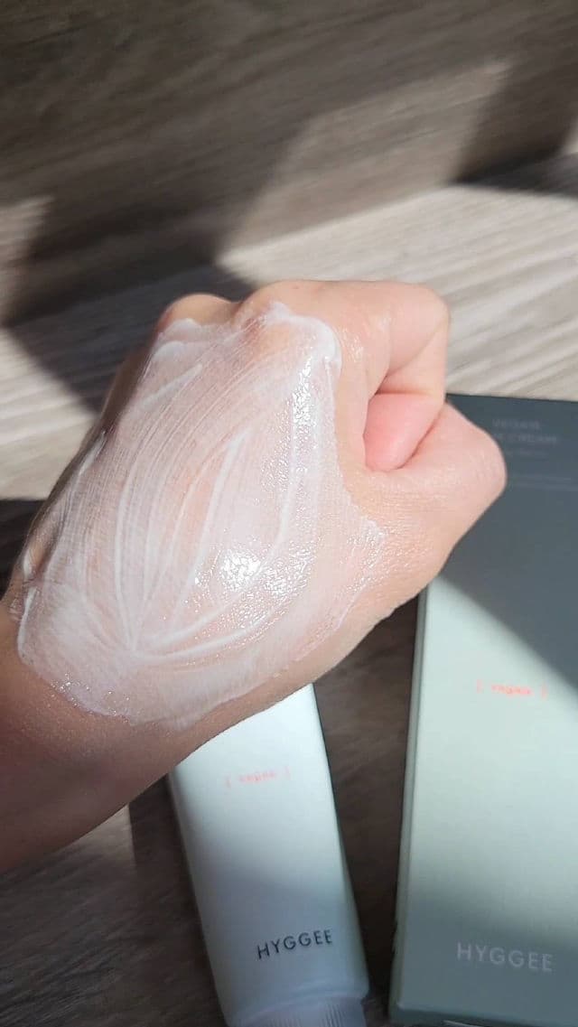 Hyggee Vegan Sun Cream SPF50+ PA++++  review photo by JillF