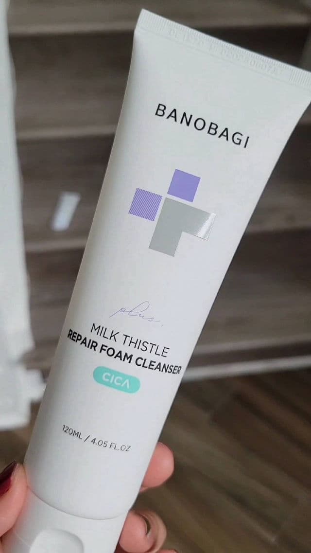 BANOBAGI Milk Thistle Repair Cica Foam Cleanser Plus review photo by JillF