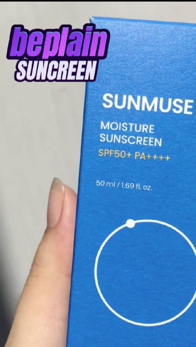 Beplain Sunmuse Moisture Sunscreen SPF50+ PA++++ review photo by danang