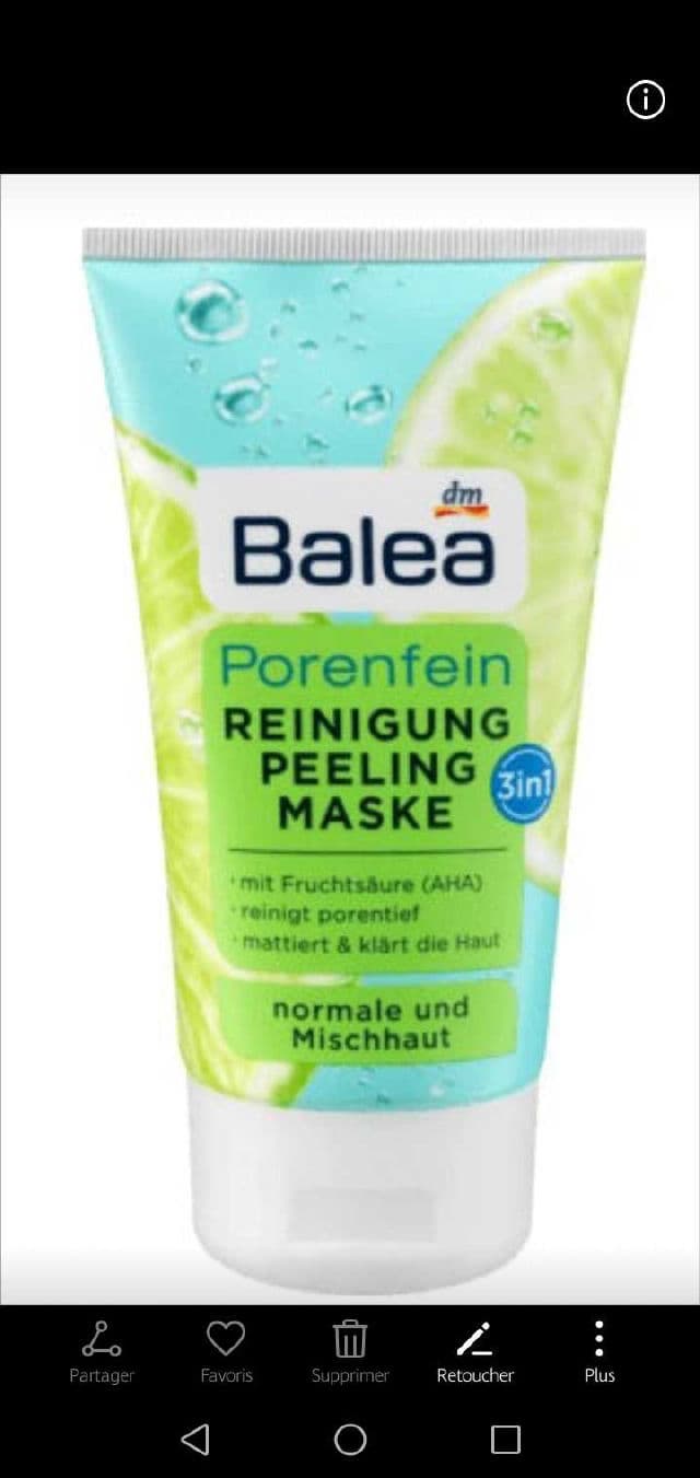 Balea Waschgel 3in1 Reinigung Peeling Maske review photo by Ayari