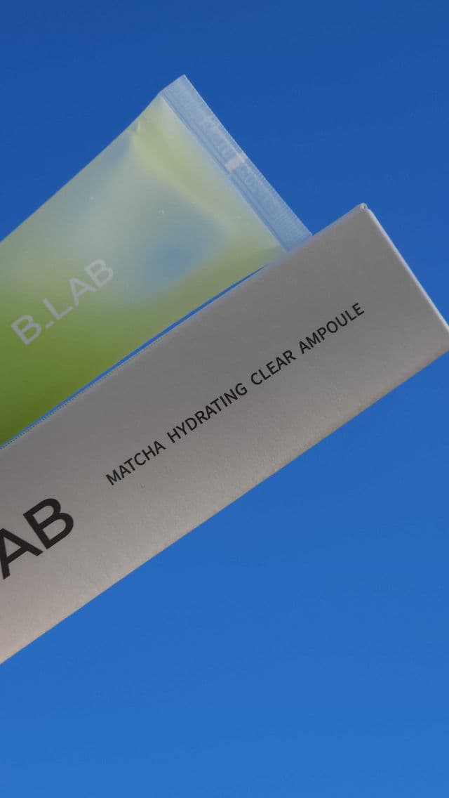 B_LAB Matcha Hydrating Clear Ampoule	 review photo by micho