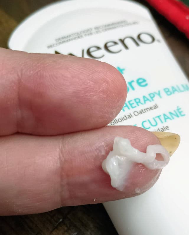 Aveeno Calm + Restore Skin Therapy Balm review photo by Mucci