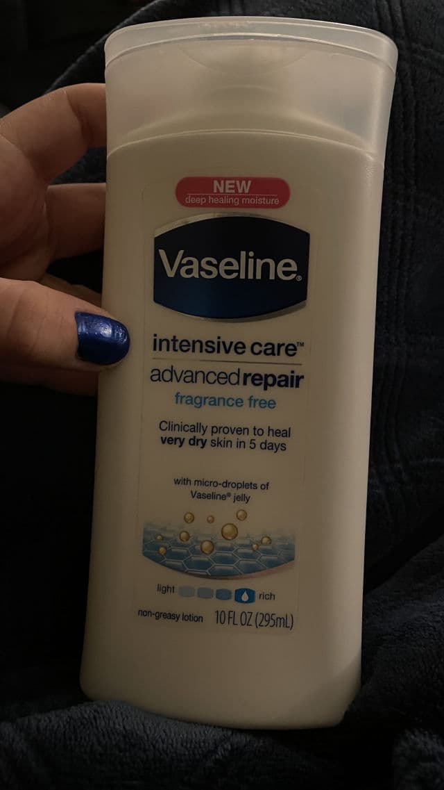 Vaseline Advanced Repair Unscented Lotion review photo by grby