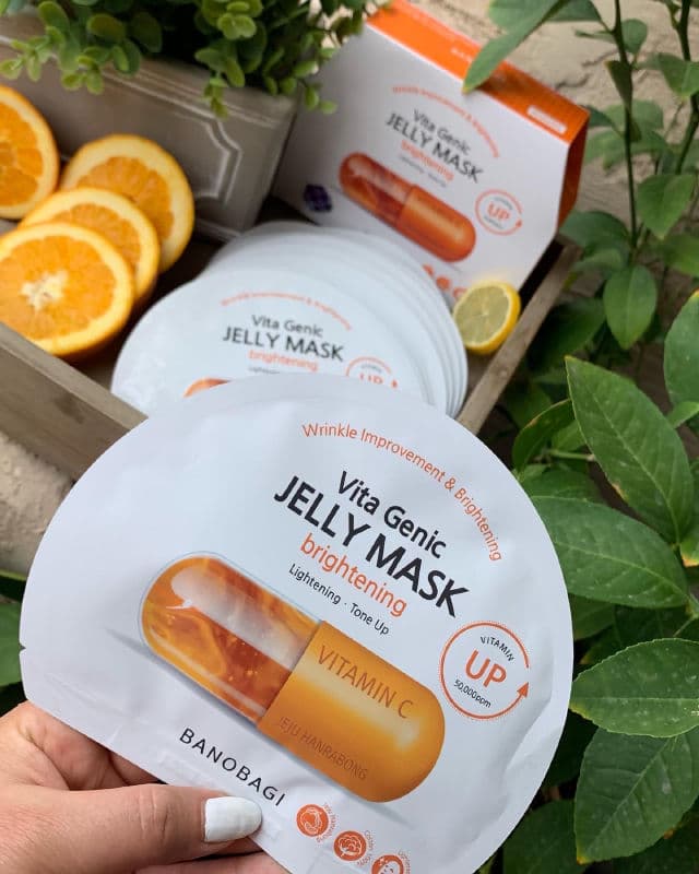 BANOBAGI Vita Genic Brightening Jelly Mask review photo by Oilyskincare