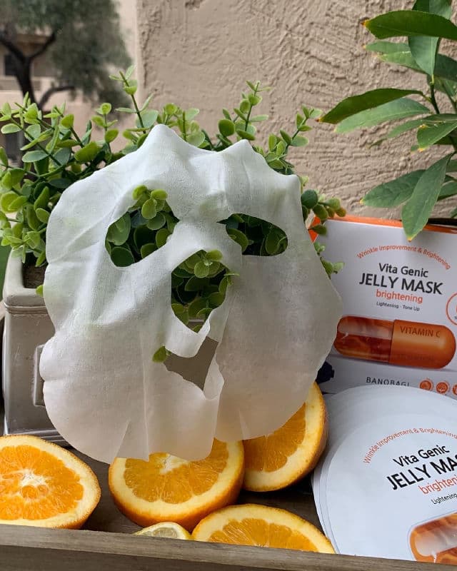 BANOBAGI Vita Genic Brightening Jelly Mask review photo by Oilyskincare
