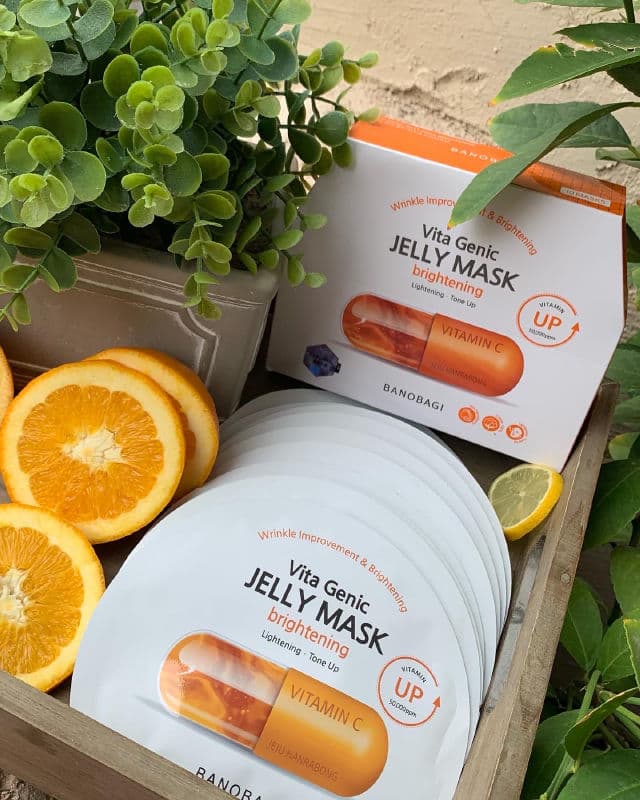 BANOBAGI Vita Genic Brightening Jelly Mask review photo by Oilyskincare