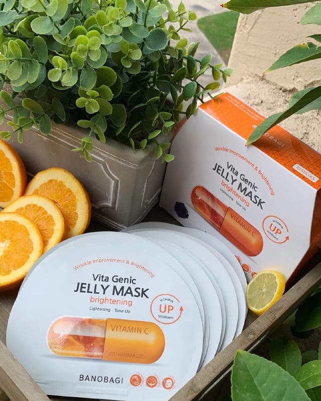BANOBAGI Vita Genic Brightening Jelly Mask review photo by Oilyskincare