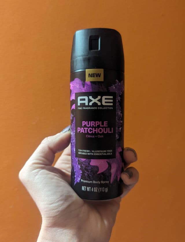 AXE Purple Patchouli Premium Deodorant Body Spray review photo by merllamicorn
