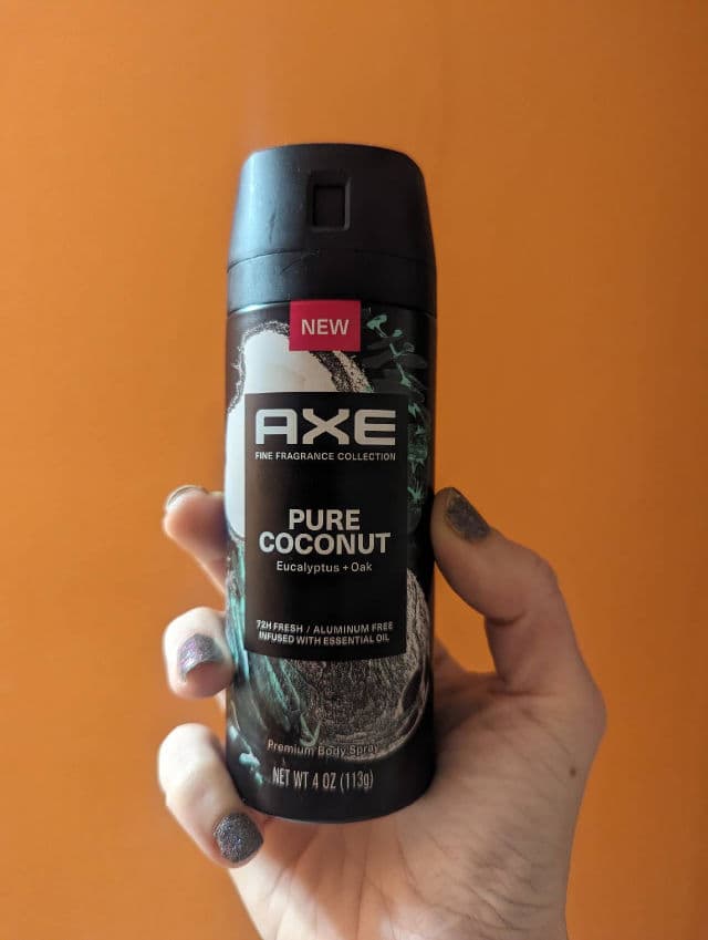 AXE  Pure Coconut Premium Deodorant Body Spray review photo by merllamicorn