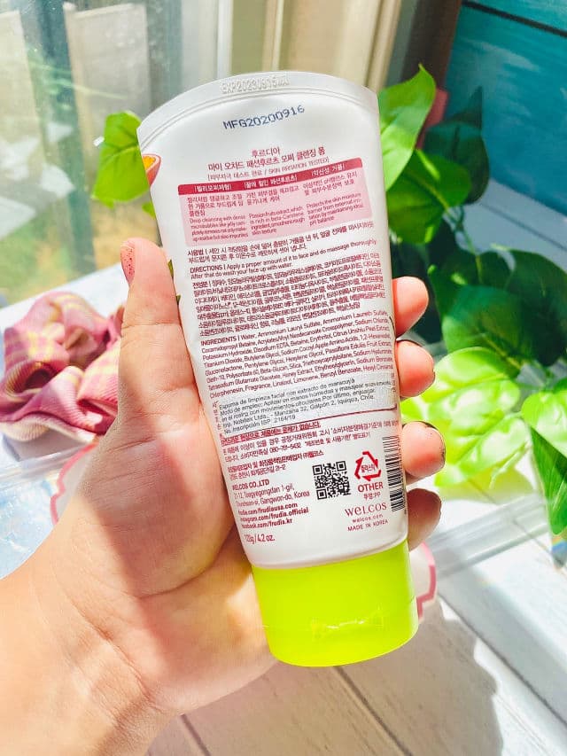 Frudia My Orchard Mochi Cleansing Foam Passion Fruit review photo by Vaniayah