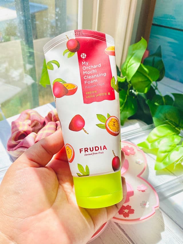Frudia My Orchard Mochi Cleansing Foam Passion Fruit review photo by Vaniayah