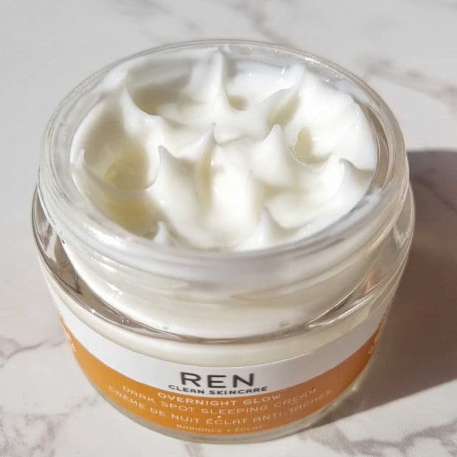 REN Clean Skincare Overnight Glow Dark Spot Sleeping Cream review photo by SkincarebyAlex