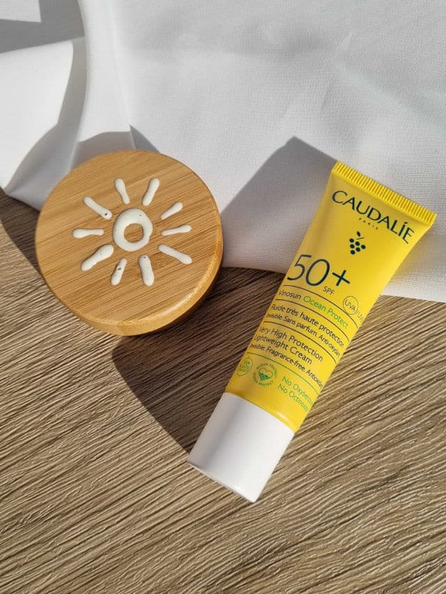 Caudalie Paris Vinosun Ocean Protect SPF 50+ review photo by SkincarebyAlex