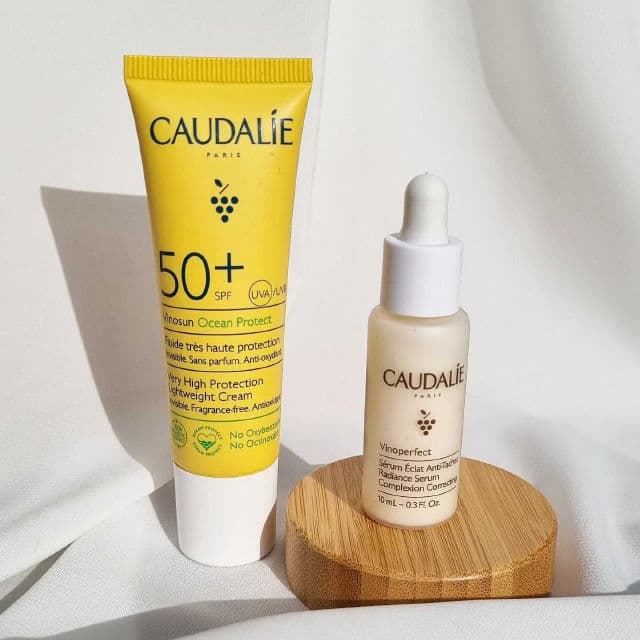Caudalie Paris Vinosun Ocean Protect SPF 50+ review photo by SkincarebyAlex