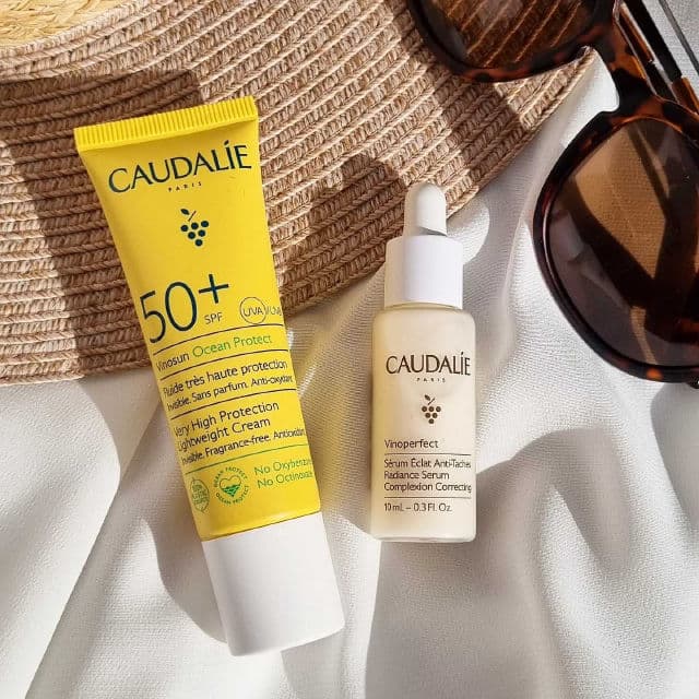 Caudalie Paris Vinoperfect Radiance Serum review photo by SkincarebyAlex