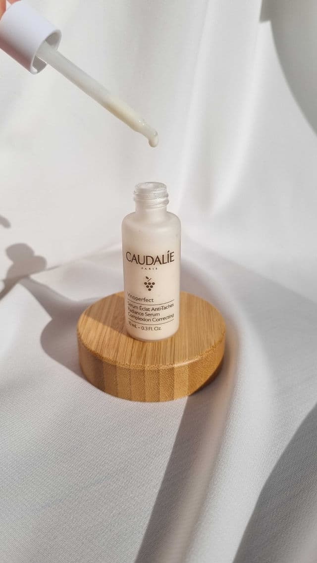 Caudalie Paris Vinoperfect Radiance Serum review photo by SkincarebyAlex