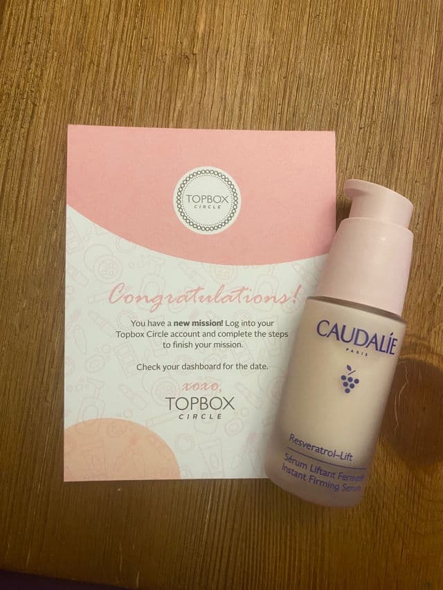 Caudalie Paris Resveratrol Lift Instant Firming Serum review photo by christidiane