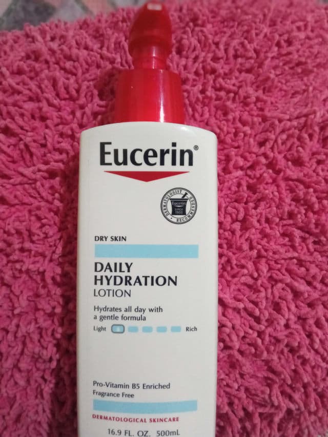 Eucerin Daily Hydration Lotion - Fragrance Free review photo by Fatimazahra13