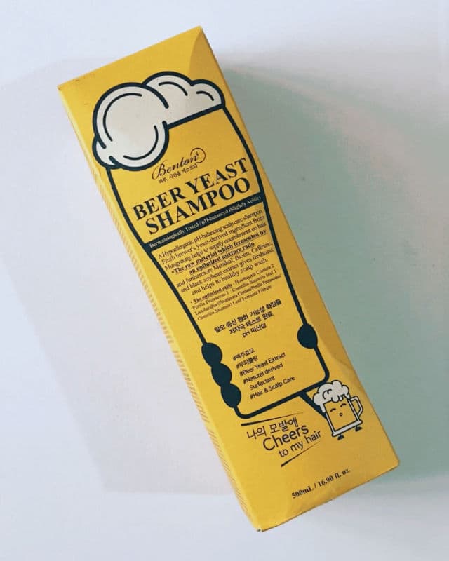 BENTON Beer Yeast Shampoo review photo by dreamyglowyskin