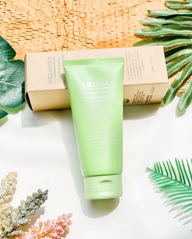 Miguhara Green Tea Calming Essence Cleansing Foam review photo by skincarebykaye