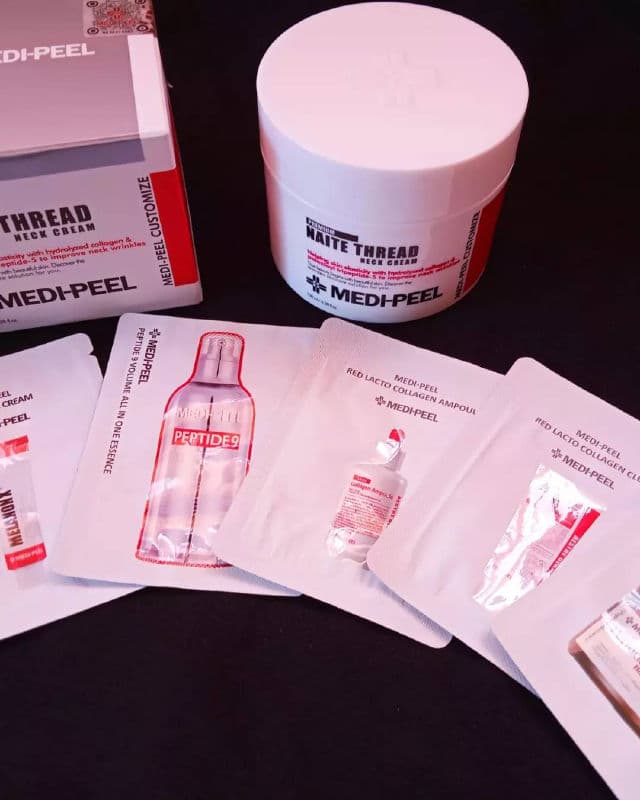 medi-peel Premium Naite Thread Neck Cream review photo by Rechellerae