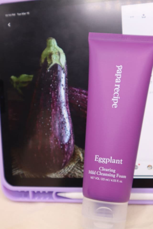 PAPA RECIPE Eggplant Clearing Mild Cleansing Foam review photo by adinaikai