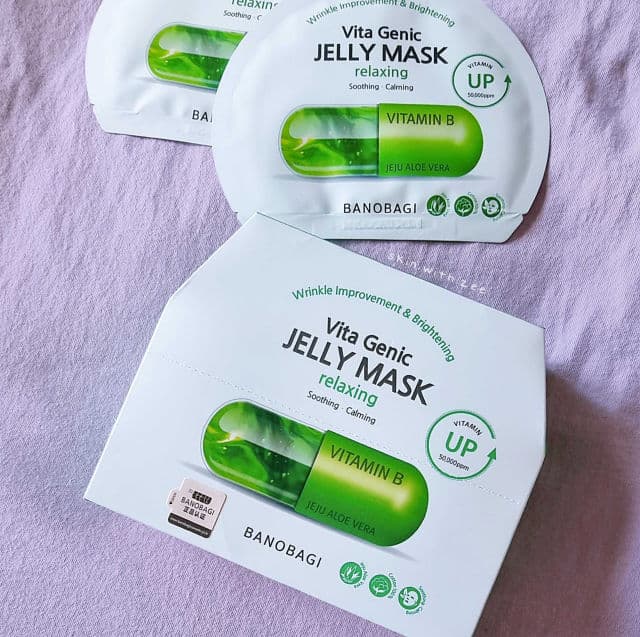 BANOBAGI Anti-Wrinkle Whitening Vita Genic Relaxing Jelly Mask review photo by skinwithzee