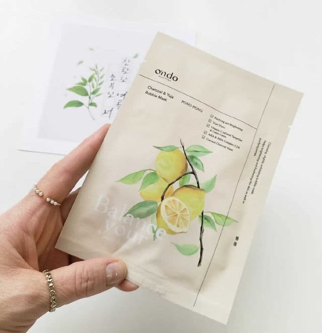 Ondo Beauty 36.5 Charcoal & Yuja Bubble Mask review photo by tonirrp