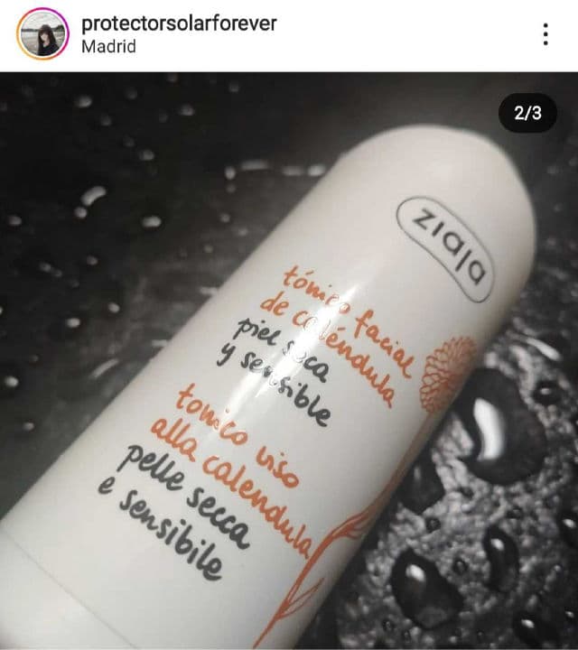 Ziaja Calendula Facial Tonic review photo by protectorsolarforeve