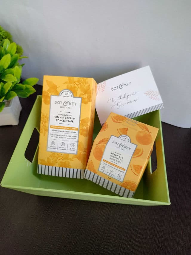 Dot & Key Vitamin C + E Super Bright Moisturizer review photo by Purva