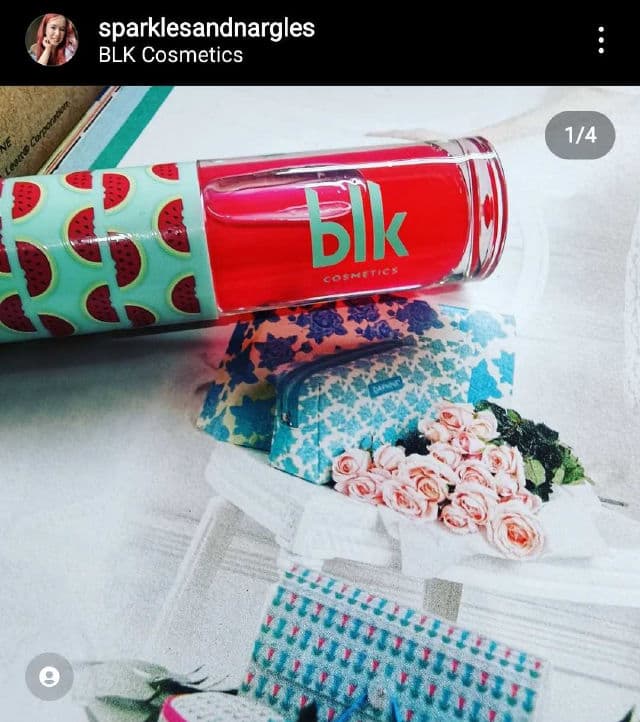 BLK Cosmetics Fresh Lip Treatment Oil Wondermelon review photo by sparklesandnargles