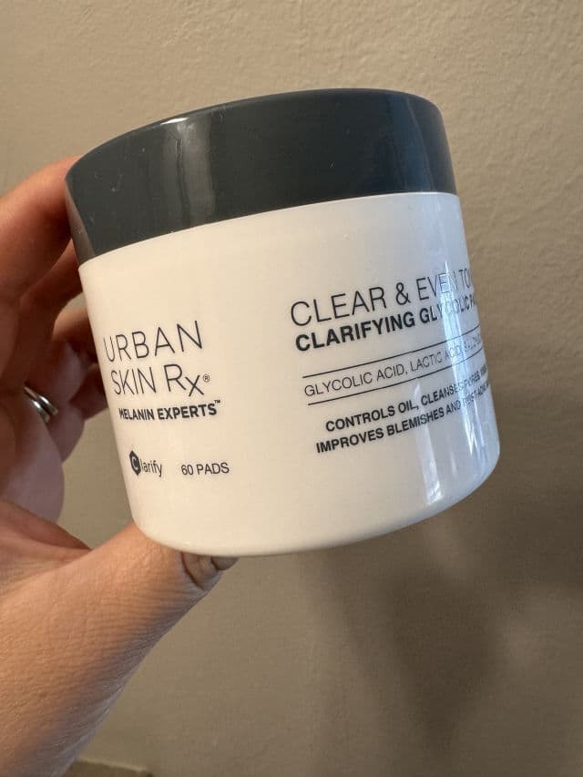 Urban Skin Rx Clear & Even Tone Clarifying Glycolic Pads review photo by jpjpleeee