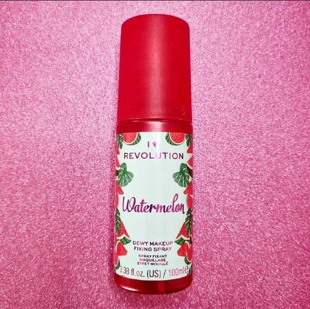 Revolution Beauty I Heart Revolution Dewy Setting Spray Watermelon review photo by Stargirl170