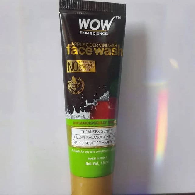 WOW Skin Science Apple Cider Vinegar Foaming Face Wash review photo by kiriraw