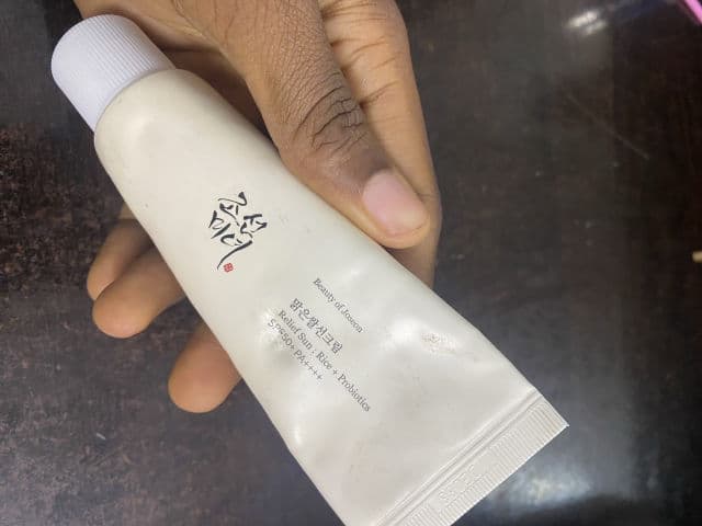 BEAUTY OF JOSEON Rice Probiotics Sunscreen SPF50+ PA++++ review photo by uchechiii