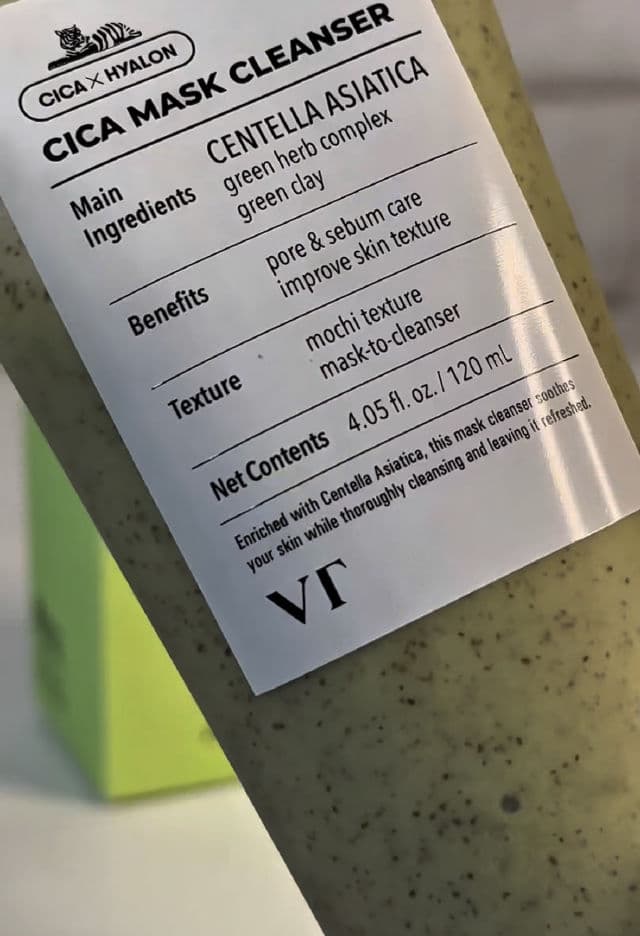 VT COSMETICS Cica Mask Cleanser review photo by iantrysoutskinugc