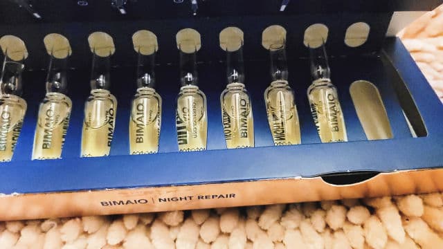 BIMAIO Night Repair Ampoule Set review photo by 1NOnlyMe