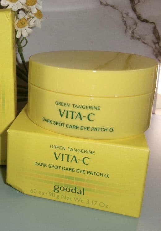 GOODAL Green Tangerine Vita C Dark Spot Care Eye Patch Alpha review photo by zulyibara
