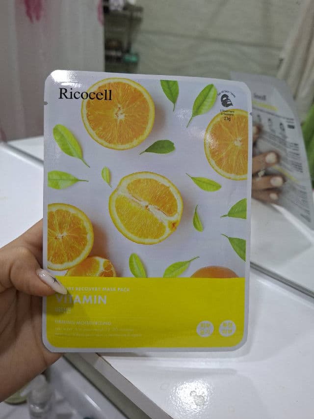 Ricocell Nature Recovery Essence Sheet Mask Pack Vitamin review photo by Laylo