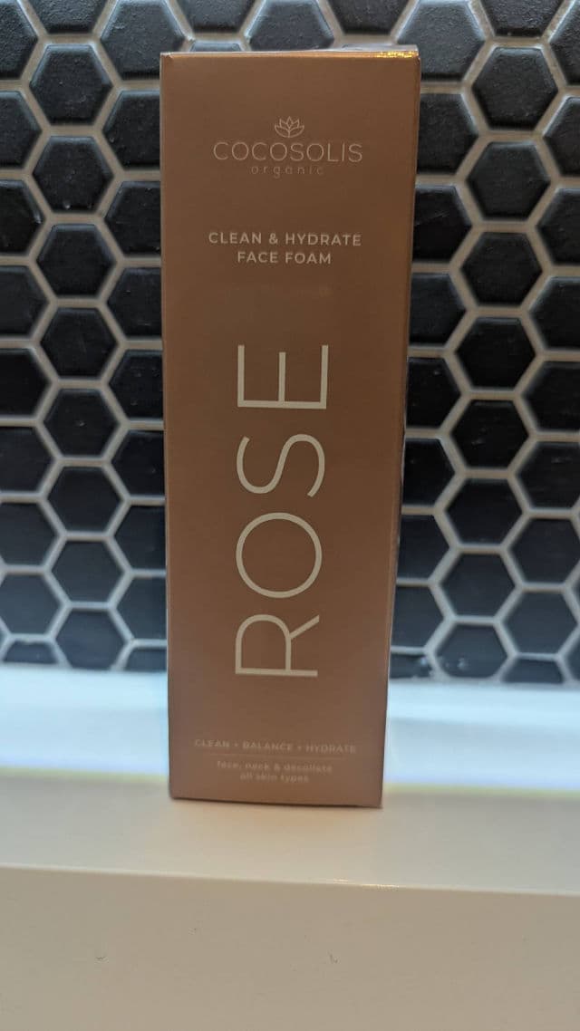COCOSOLIS Rose Clean & Hydrate Face Foam review photo by AudreyD