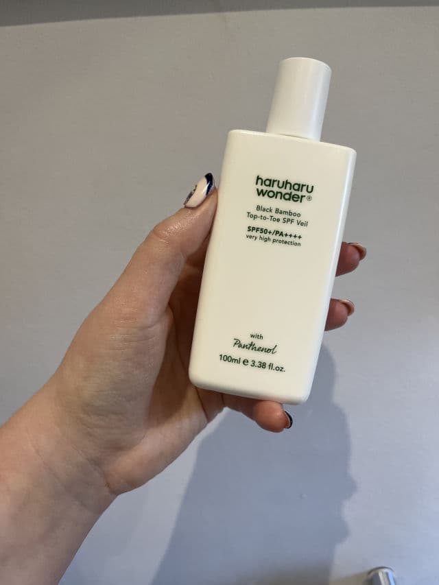 HaruHaru WONDER Black Bamboo Top-to-Toe SPF Veil SPF50+ PA++++ review photo by Thatsdarling