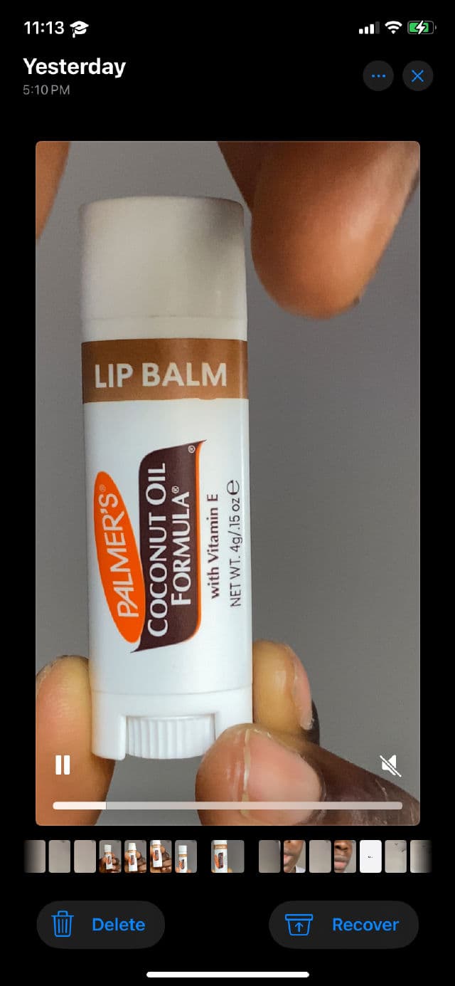 Palmer's Coconut Oil Lip Balm SPF15 review photo by oluwatoyosi