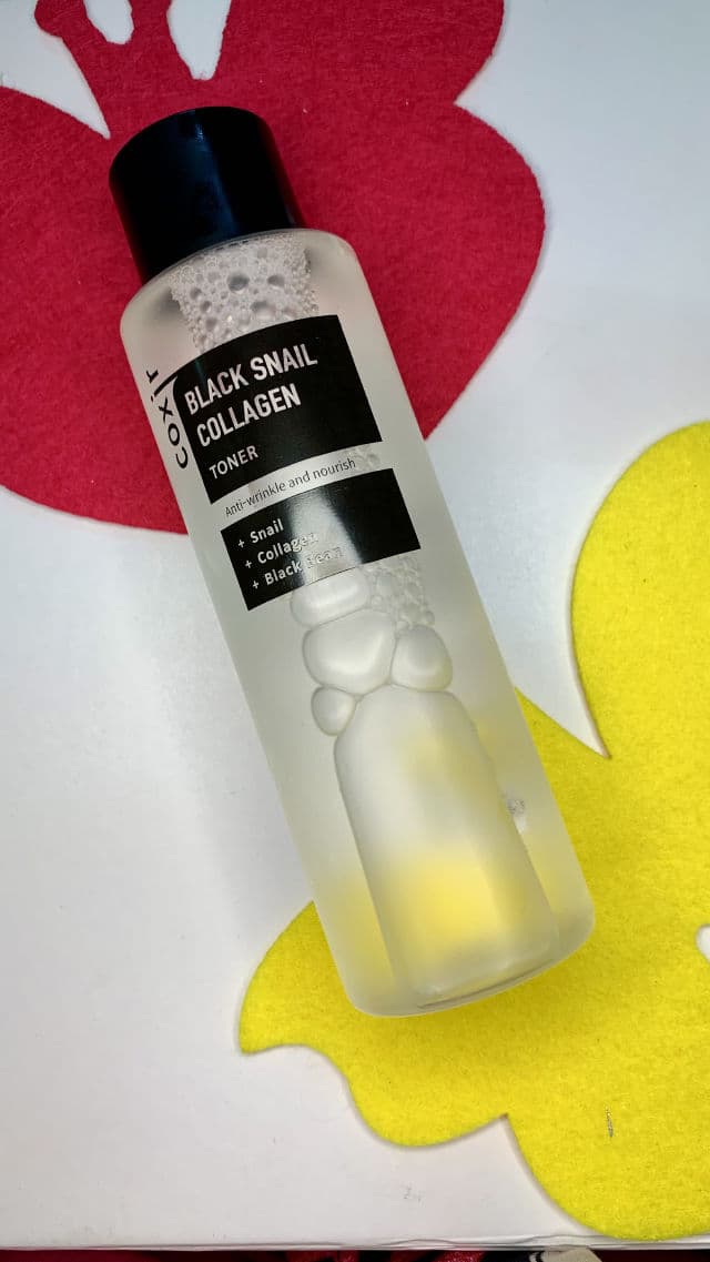 Coxir Black Snail Collagen Toner review photo by makeupartistmya
