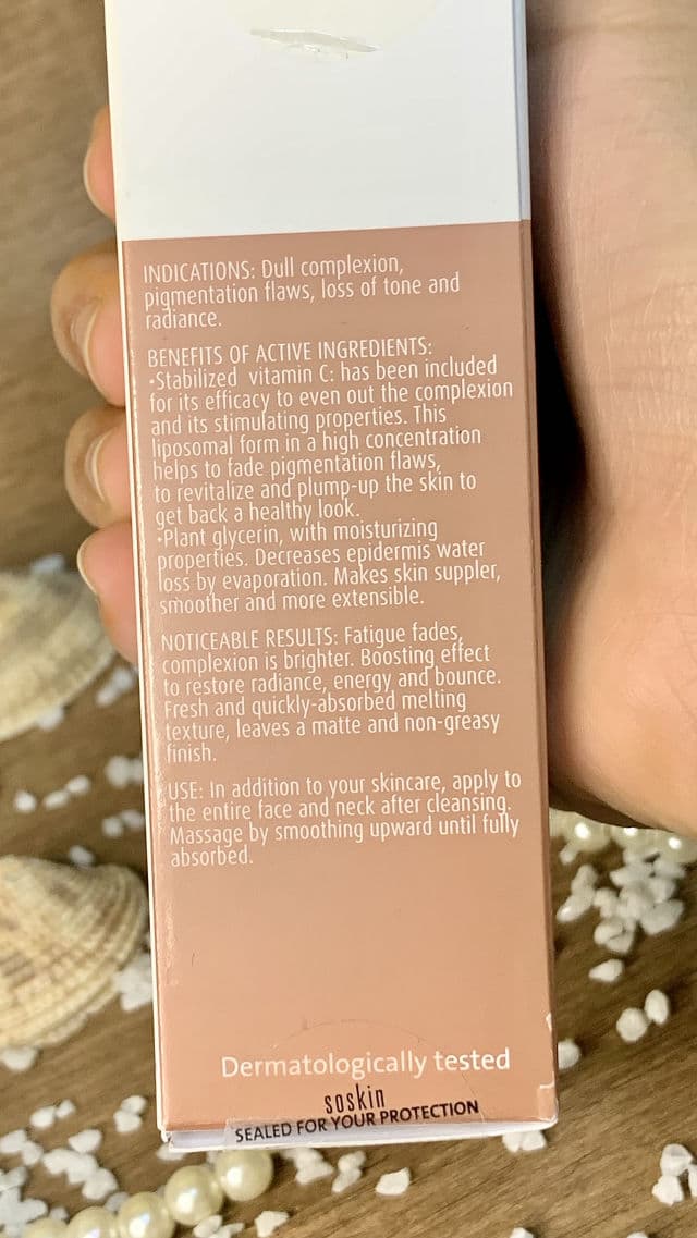 Soskin Brightness Serum Vit-C 20% review photo by makeupartistmya