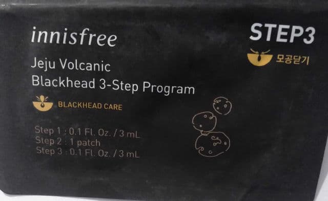 INNISFREE Jeju Volcanic Blackhead 3-Step review photo by Prez