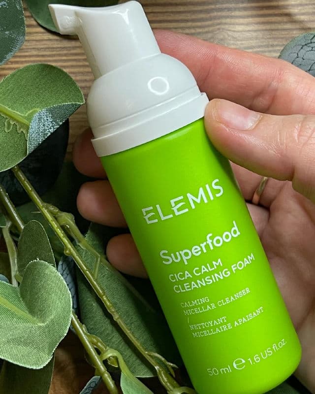 Elemis Superfood Cica Calm Cleansing Foam review photo by beautyboxmania